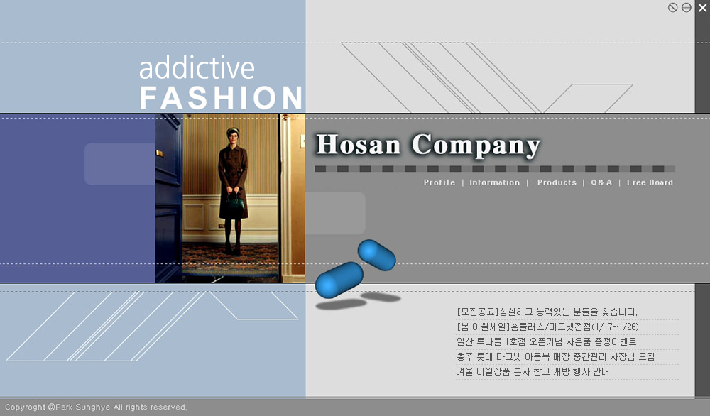 Hosan Apparel Promotion Main-page Design_1