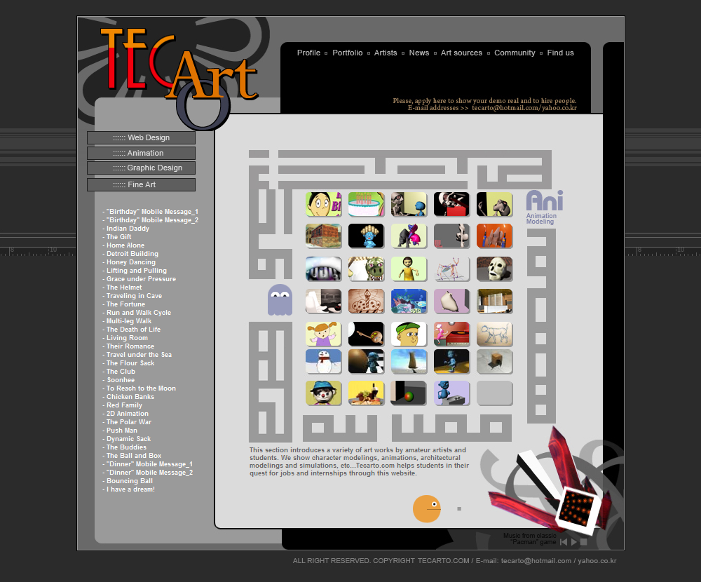 The First Tecarto Website Page_5